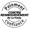 Système de paiement en contre-remboursement : le livreur vous remet votre marchandise en échange du règlement.