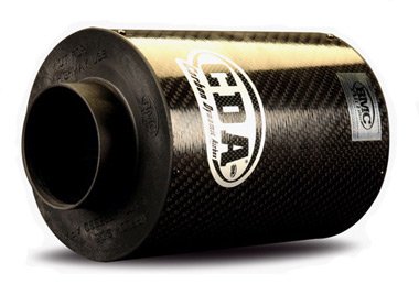 Détail de la fibre de carbone d’une boîte à air BMC CDA