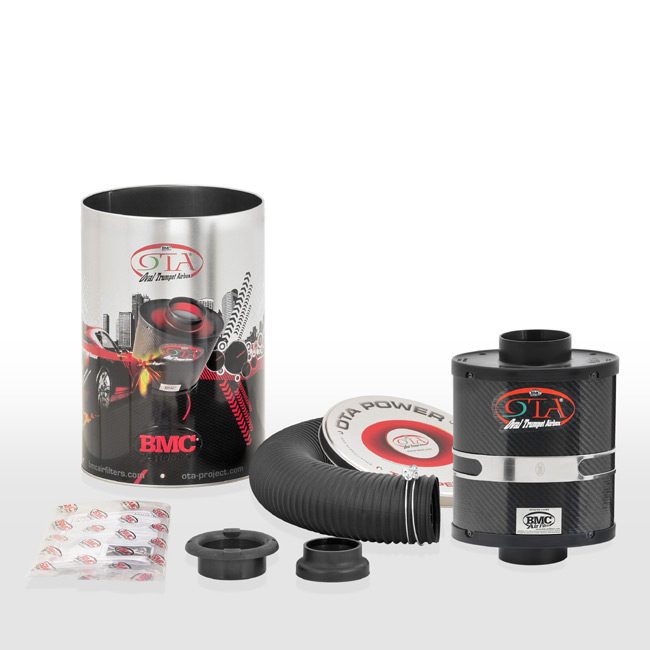 Kit d’admission BMC OTA : la boîte à air dynamique ovale en carbone
